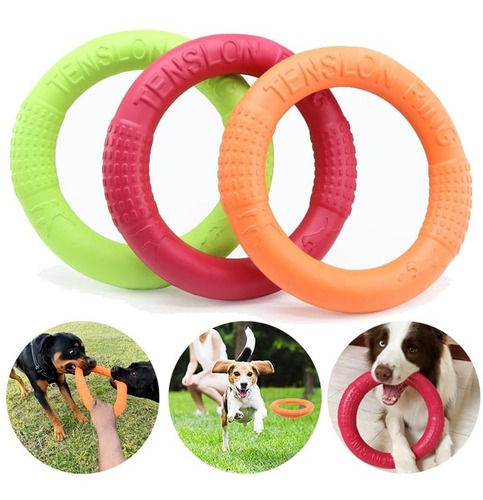 Frisbee Para Perros De Alta Resistencia Juguete Mascotas Cs