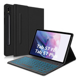 Funda Con Teclado Para Samsung Galaxy Tab S7 Fe/tab S7 Plus