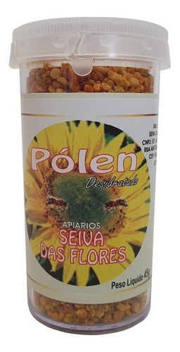 Pólen Apícola Desidratado 45g Apiários Seiva Das Flores