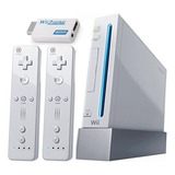 Console Nintendo Wii Completo Com 2 Kits De Controle E Adaptador Hdmi