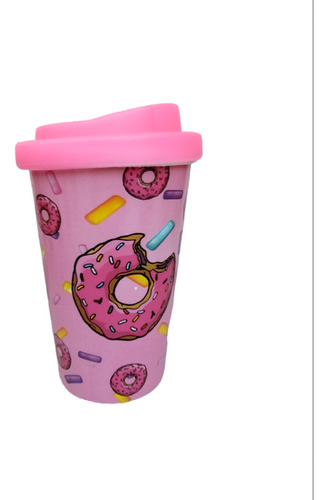 Vaso De Café Termico Diseño Donas Donuts Sipi Shop