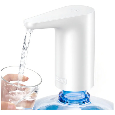 Dispensador de Agua Portátil Eléctrico 1Hora para Agua Potable Embotellada, Silicona Alimentaria Bomba de Agua Portátil DPA002B Blanco Para Casa, Oficina, Cocina, Viajes, Picnic y Barbacoa | MercadoLibre