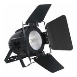 Refletor Led Par 64 Cob 200w Branco 3000k 6000k C/barn Door