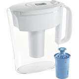 Brita Metro Water Filter Pitcher, Small 5 Cup 1, White