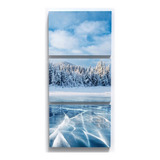 Quadro Decorativo Paisagem Floresta Neve Inverno Sala Quarto