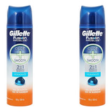 Gillette Gel D Afeitar Fusion Proglide Hidratante,pack 2 Pzs