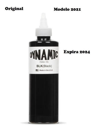 Tinta Dynamic Ink Tinta Negra Para Tatuar 8oz