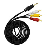 Cable De Audio Y Video De Stereo 3.5 Mm A 3 X Rca 1,4 M