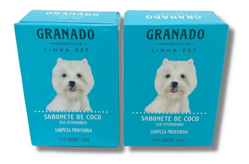 2 Unidades Sabonete De Coco Granado Pet 100g Envio Imediato