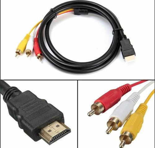 Cable Hdmi Macho A 3 Rca