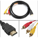 Cable Hdmi Macho A 3 Rca