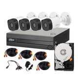 Kit 4 Camaras Bullet 2mp Dvr 16ch 1080p Lite Wizsense 3tb