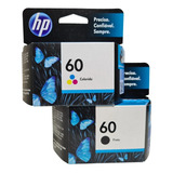 Kit Cartucho Tinta Hp Original 60 F4480 C4780 Colorido/preto