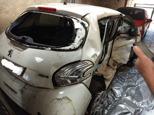 PEUGEOT 208 1.5 8V ACTIVE FLEX 2015 BRANCO (BATIDO)