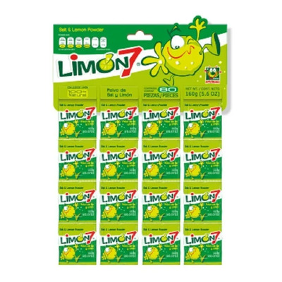 Anáhuac Limón 7 Paleta Con Polvo Sal Y Limón Bolsa 80pz -160g | MercadoLibre