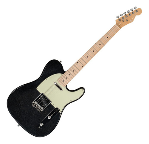 Guitarra Telecaster Michael Basswood Gm385n Metallic Black