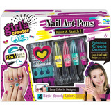 Kit Uñas Decorativo Niñas Set Manicura Esmaltes Juguete