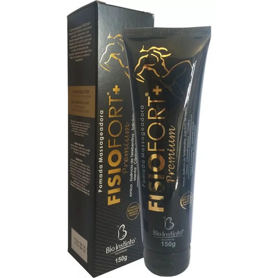 Fisiofort Premium Preta Pomada Massageadora 150g - HURACAN DISTRIBUIDORA | MercadoLivre