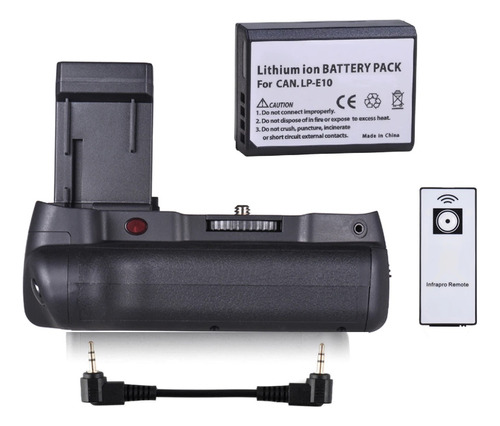 Batería Grip Canon T3 T5 T6 T7 + Control + Batería Alternati