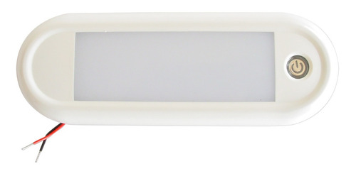 Luz Interior Blanca Techx2  Leds 21w 10-30v 18.6cm X 6.6cm