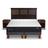 Cama Europea Premium 2 Plazas Bd New Torino Choc S/t Cic