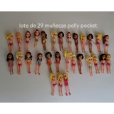 Polly Pocket Lote De 29 Muñecas Usadas Excelente Estado Orig