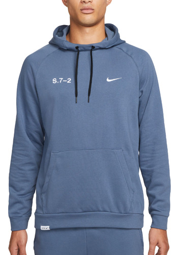 Hoodie Nike Dri Fit Training '72-azul Grisaceo