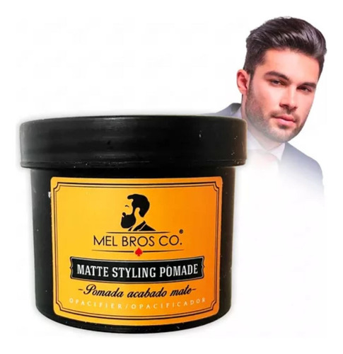 Pomada Apariencia Matte Styling Pomade Mel Bros Co. 118ml