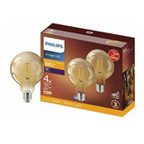 Philips Led 2 Focos Filamento Entrada G93 35 Watts Luz