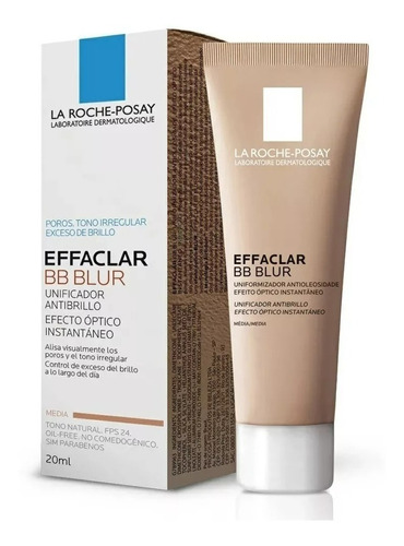 La Roche-posay Effaclar Bb Blur Fps 24 Cor Media 20 Ml