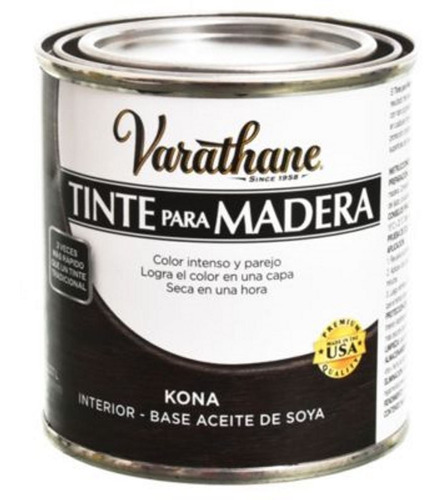 Tinte Para Madera Varathane Kona 1/4 Lt