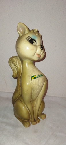 Alcancia Ahorro Bancomer 80s Gatita  23cm