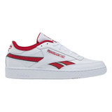 Tenis Hombre Reebok Club C 85 - Blanco-rojo