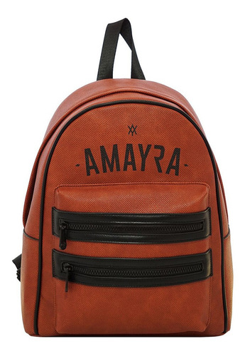 Mochila Amayra Texturada Amplia Urbana Moda