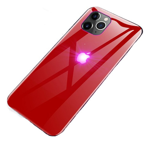Funda Para iPhone 11 O 12 13 Luxury Cover Rojo Común (uso)