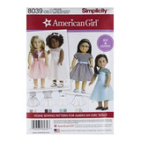 Simplicity American Girl Ropa De Muñecas Para 18 inch