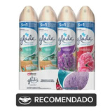 Aromatizante Ambiental Glade 400ml C/u 4pzas