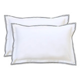 Ranznaz Juego De 2 Elegantes Fundas De Almohada Bordadas, Ta