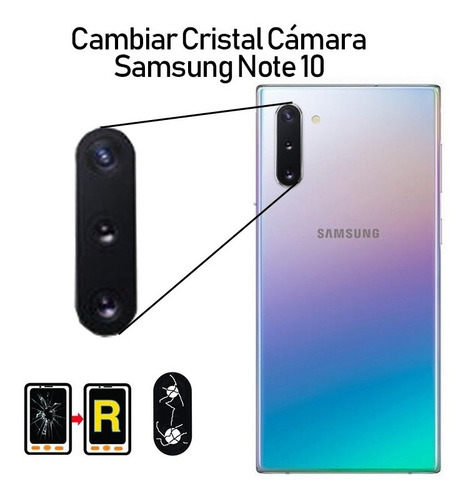 Mica Lente Cámara Trasera Compatible Samsung Galaxy Note 10