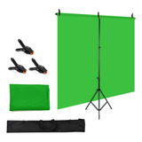 Pantalla De Fondo Verde Chromakey De 1,5 X 2 M/5 X 7 Pies .