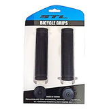 Grips Mangos Mtb Negros Stl Con Anillo  130mm