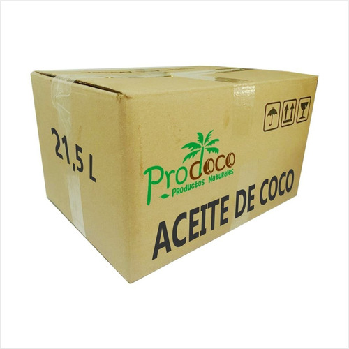 Aceite De Coco Caja 21,5lvirgen - L a $42810