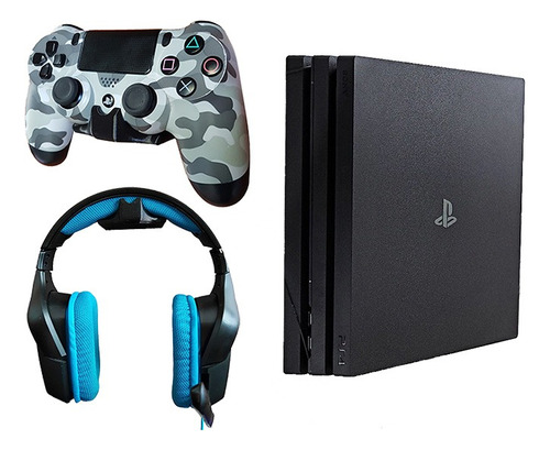 Combo Soporte Consola Ps4 Pro + 2 Sop Joystick O Auriculares