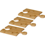 3 Pack Tabla Para Cortar Picar De Bambú 27 X 16.5cm