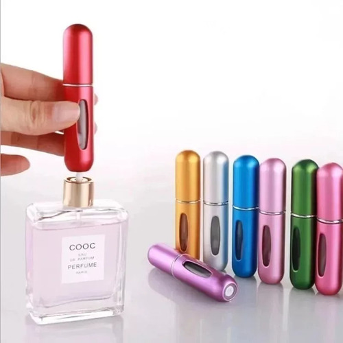  6 Mini Atomizador Portatil Rellenable Viaje Spray Perfume 