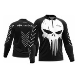 Camisas Térmicas Uv50+, The Punisher, Airsoft, Corrida