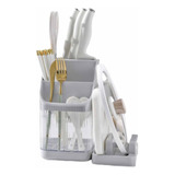 Soporte Organizador De Utensilios Multifuncional De Cocina