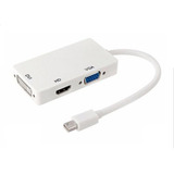 Macbook 3 En 1 Displayport Mini Compatible Con Hdmi Dvi Vga