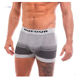 Boxer Hombre Calzoncillo Dufour Sin Costura Rayado 11855