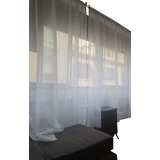 Cortinas Voile Translucido Tela 2 Paños Doble Ancho Oregon